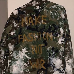 Army fatigue oversized jacket